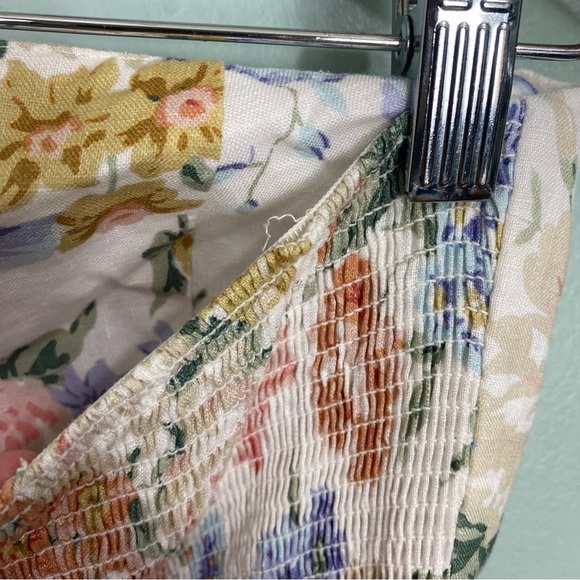 Zimmermann Bowie Strapless Floral‎ Print Linen Jumpsuit Sz 4?? - Picture 8 of 15